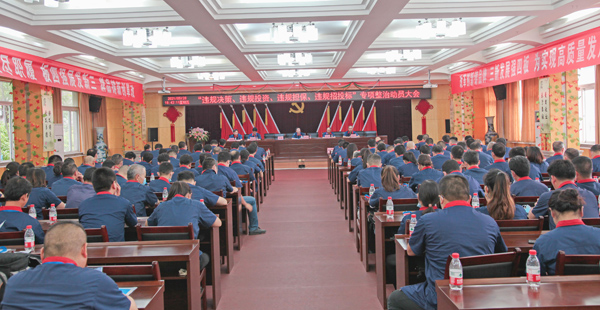 公司召開“違規(guī)決策、違規(guī)投資、違規(guī)擔(dān)保、違規(guī)招投標(biāo)”專項整治動員大會