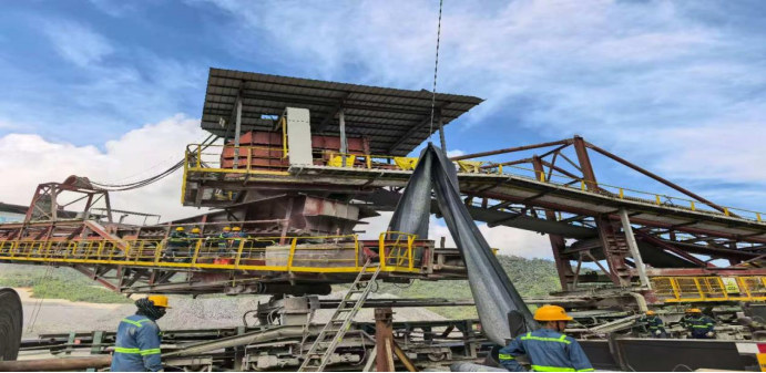 厄瓜多爾分公司組織開(kāi)展廢石運(yùn)維系統(tǒng)檢修